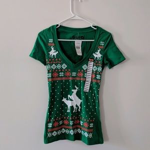 Spencer’s sexual reindeer shirt Size SM